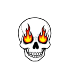 シュールなドクロのスタンプ（個別スタンプ：26）