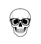 シュールなドクロのスタンプ（個別スタンプ：28）