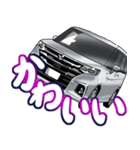 車(ミニバン91)クルマバイクシリーズ（個別スタンプ：9）