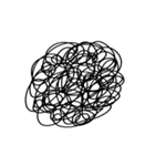 シンプル手書き文字〇（個別スタンプ：4）