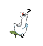 いやしの日常 白鳥編（個別スタンプ：28）