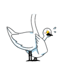 いやしの日常 白鳥編（個別スタンプ：32）