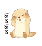 無理しないでねカワウソ（気遣いスタンプ）（個別スタンプ：31）