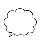 吹き出し組み合わせ自由スタンプ、冬恋人用（個別スタンプ：1）