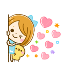 女の子♡気持ちお届け（個別スタンプ：2）