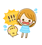 女の子♡気持ちお届け（個別スタンプ：22）