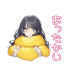 おしゃれJKの冬の毎日（個別スタンプ：12）