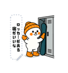 文字自由 かわいいスノーボーダースタンプ（個別スタンプ：22）