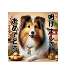 【再販】毎年使えるシェルティ♡年末年始（個別スタンプ：13）
