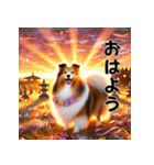 【再販】毎年使えるシェルティ♡年末年始（個別スタンプ：21）