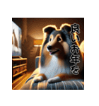 【再販】毎年使えるシェルティ♡年末年始（個別スタンプ：27）