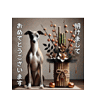 【再販】毎年使えるイタグレ♡年末年始（個別スタンプ：1）