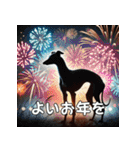 【再販】毎年使えるイタグレ♡年末年始（個別スタンプ：10）