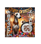 【再販】毎年使えるイタグレ♡年末年始（個別スタンプ：18）