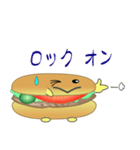 nobobi ハンバーガーに聞け。（個別スタンプ：2）
