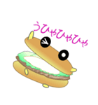 nobobi ハンバーガーに聞け。（個別スタンプ：4）