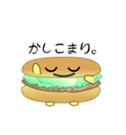 nobobi ハンバーガーに聞け。（個別スタンプ：16）