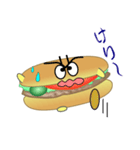 nobobi ハンバーガーに聞け。（個別スタンプ：34）