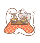 再販 usamusiの比較的ちゃんとした年賀15（個別スタンプ：4）