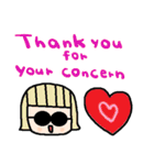 (nenerin日常会話スタンプ523英語気遣い)（個別スタンプ：23）