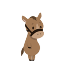 かわいい小馬ちゃん 【文字なし】（個別スタンプ：2）