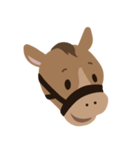かわいい小馬ちゃん 【文字なし】（個別スタンプ：3）
