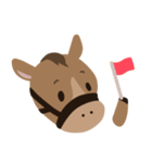 かわいい小馬ちゃん 【文字なし】（個別スタンプ：6）