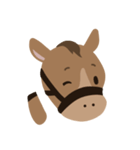 かわいい小馬ちゃん 【文字なし】（個別スタンプ：9）