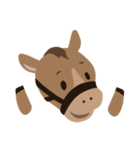 かわいい小馬ちゃん 【文字なし】（個別スタンプ：10）