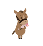 かわいい小馬ちゃん 【文字なし】（個別スタンプ：11）