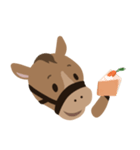 かわいい小馬ちゃん 【文字なし】（個別スタンプ：12）