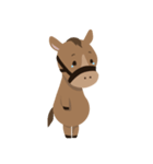 かわいい小馬ちゃん 【文字なし】（個別スタンプ：13）