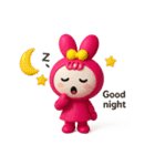 恋してウサギ【ぷっくり3D】（個別スタンプ：32）
