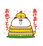デブぱんだ（おデブな正月2）（個別スタンプ：4）