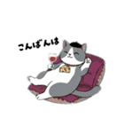 はちわれちゃんの1年間（個別スタンプ：4）