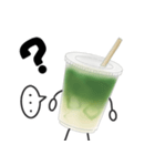 抹茶ちゃん 抹茶ラテ コーヒー シンプル2（個別スタンプ：19）