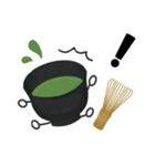 抹茶ちゃん 抹茶ラテ コーヒー シンプル2（個別スタンプ：25）