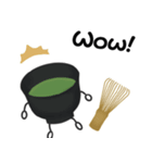 抹茶ちゃんシンプルver  抹茶ラテ 英語（個別スタンプ：39）