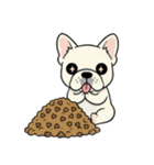 白フレンチブルドッグ毎日使えるスタンプ（個別スタンプ：27）