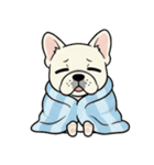 白フレンチブルドッグ毎日使えるスタンプ（個別スタンプ：29）