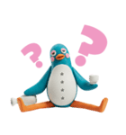 愉快なペンギン人間・乾杯カスタム（個別スタンプ：29）