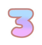 マシュマログラデーション♡ひらがな②（個別スタンプ：5）