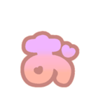 マシュマログラデーション♡ひらがな②（個別スタンプ：11）