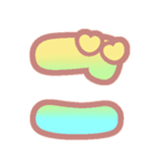 マシュマログラデーション♡ひらがな②（個別スタンプ：20）