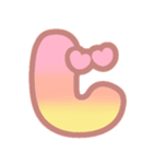 マシュマログラデーション♡ひらがな②（個別スタンプ：22）