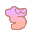 マシュマログラデーション♡ひらがな②（個別スタンプ：27）