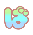 マシュマログラデーション♡ひらがな②（個別スタンプ：31）