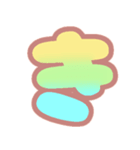 マシュマログラデーション♡ひらがな①（個別スタンプ：7）