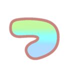 マシュマログラデーション♡ひらがな①（個別スタンプ：18）