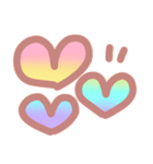 マシュマログラデーション♡ひらがな①（個別スタンプ：40）